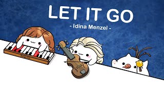 Let It Go cover by Bongo Cat 🎧 [upl. by Notxarb331]