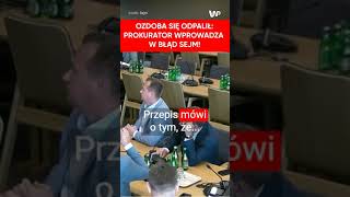 Ozdoba odpalił się Prokurator wprowadza w błąd Sejm [upl. by Imelda]