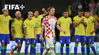 Brazil v Croatia Full Penalty Shootout  2022 FIFAWorldCup [upl. by Ahsekad]