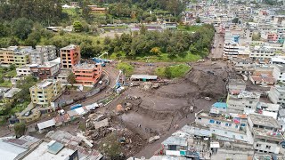 Tragedia en la Gasca desde el aire [upl. by Enomas882]