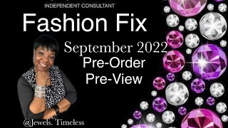 Fashion Fix September 2022  Paparazzi Jewelry  PreView Live  With TTJ [upl. by Conan]