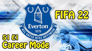 FIFA 22 Everton Career Mode PS5  S01E01 Bringing The Toffees Back To Glory [upl. by Agripina]