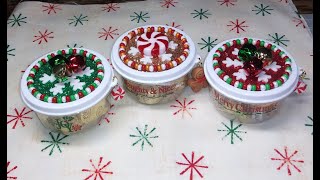 Make Adorable Christmas DT Jingle Treat Holders Craft Fair Item [upl. by Assenev]