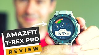 Amazfit TRex Pro Review Great Rugged Design amp Smart Functions [upl. by Kaz654]