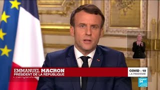 REPLAY  Coronavirus  Allocution dEmmanuel Macron à propos du Covid19 en France [upl. by Petigny450]