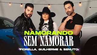 Fiorella Guilherme amp Benuto  Namorando Sem Namorar Lyric Video [upl. by Ayres621]