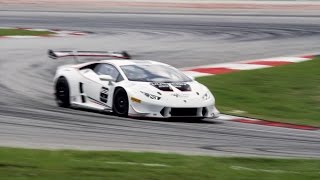 LAMBORGHINI HURACAN LP6202 SUPER TROFEO  On Track [upl. by Nahaj]