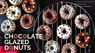 Homemade Chocolate Donuts  Chocolate Glazed Donuts  Donut Glaze Recipe [upl. by Jump810]