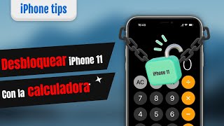 Cómo desbloquear iPhone 11 sin contraseña  Adivinar la contraseña de un iPhone con la calculadora🔑 [upl. by Necyrb]