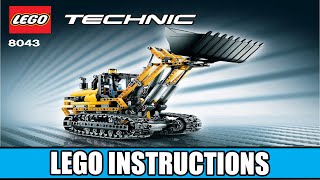 LEGO Instructions  Technic  8043  Tracked Loader Alternative Model B [upl. by Tryck]