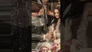 muneeb and aiman khan wedding pictures 🔥aimankhan muneebbuttdaughter drama vlog babycalmdown [upl. by Inajna]