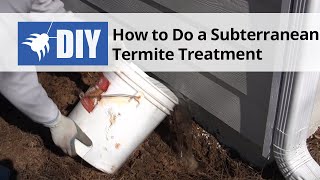 How To Do a Subterranean Termite Treatment [upl. by Morette]