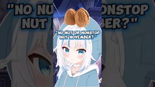 What Type Of November Does Gura Likeshololive hololiveen hololiveenglish vtuberclips vtuber [upl. by Stag632]