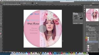 Photoshop Tutorial  CD Label erstellen [upl. by Vic229]