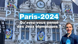 Paris2024  quavezvous pensé des Jeux olympiques  • FRANCE 24 [upl. by Mulry740]