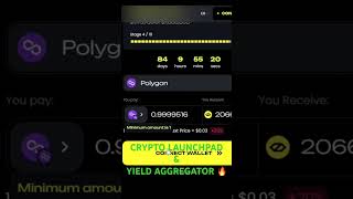 CRYPTO LAUNCHPAD amp YIELD AGGREGATOR DEVELOPMENT 🔥🔥🔥 yieldfarming launchpad defi [upl. by Smaj]