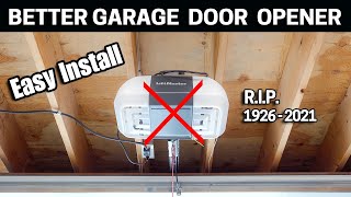 Finally a SILENT Garage Door Opener that locks like a SAFE  RJ0101 [upl. by Mel254]