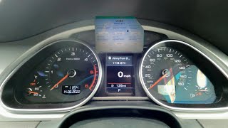 Audi Q7 lap timer enabling [upl. by Oshinski]