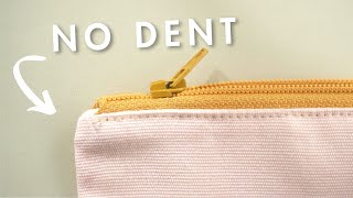 Easy Zippered Pouch with Lining BeginnerFriendly Tutorial [upl. by Mosnar]