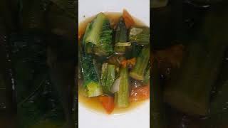 Sinabawan okra satisfying trending pinoyrecipe viralshort [upl. by Glynias]