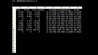 Lotus 123 uses up all memory  1983  IBM PC DOS 210  128K Hercules emulated in PCem v17 [upl. by Holtorf560]