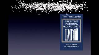 LMI Effective Personal Productivity  EPP [upl. by Danya710]