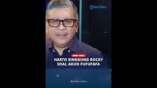 MENOHOK HASTO Soal Akun Fufufafa Diduga Milik Gibran Singgung Pernyataan Rocky Gerung [upl. by Macnamara]