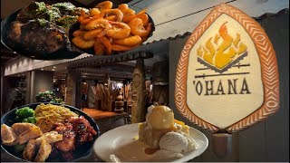 OHANA  Disneys Polynesian Village Resort  Food and Restaurant Review with NerdsOnTheGo [upl. by Muhcan]