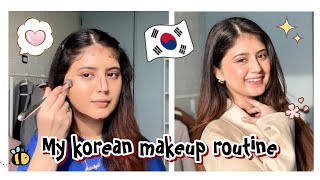 My Korean makeup routine  Arishfa Khan [upl. by Habeh]