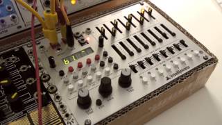 Intellijel Metropolis Eurorack Sequencer Demo [upl. by Nairod33]