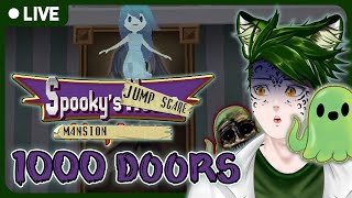 CHEGANDO A 1000 DOORS  Spookys Jump Scare Mansion [upl. by Nnewg]