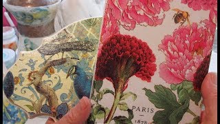 Best Napkin Decoupage DIY for Beginners 2019 [upl. by Padriac]