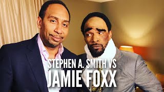 Stephen A Smith VS Cleveland A Smith Jamie Foxx on ESPN First Take [upl. by Outhe]