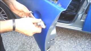 Do it Yourself DIY Car Wrapping Carbon Fiber Vinyl Wrapping Tutorial 313 first time [upl. by Jolene77]