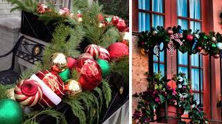 Decoracion de balcones para navidad [upl. by Aviv995]