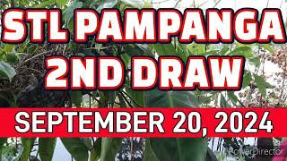 STL PAMPANGA RESULT TODAY 2ND DRAW SEPTEMBER 20 2024 4PM  FRIDAY [upl. by Cerveny]