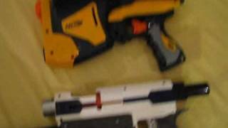 Nerf Speedload 6 amp 1911 Dart Gun Review [upl. by Htidirrem]