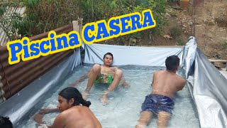 Piscina hecha en casa facil y rapido gente de guate [upl. by Neved280]