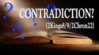 When Did Ahaziah Begin to Reign  KJV Bible Contradictions Answered [upl. by Oivat]