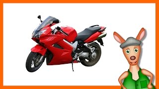 MOTORCYCLE   Bikes For Kids  Things That Go TV [upl. by Ahtiek]