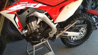 Crf450l 350 mile review idle issue seat and tires [upl. by Nibla]