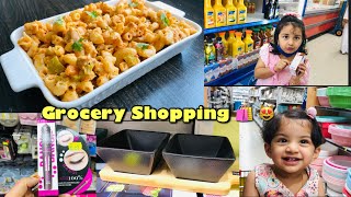 കിടിലൻ MACRONI യും ചില്ലറ Shopping 🛍 ഉം 😜 White sauce pasta malayalam  Grocery Shopping 🛍 [upl. by Aissyla]