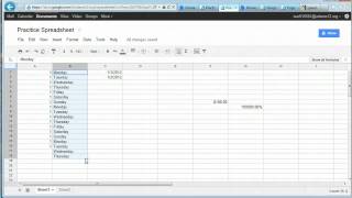 Google Docs Spreadsheet Basics [upl. by Polish188]