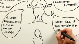 The Critical Inner Voice  Whiteboard Animation [upl. by Adorl214]