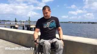 Wheelchair iPhone Mount HowiRollSports [upl. by Spearing]