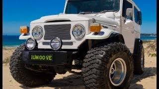 Mint FJ40 Toyota 1UZFE Lexus V8 walk around and take off [upl. by Ardnnek]