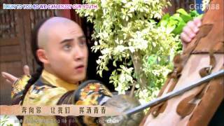 Karaoke  Translation New Huan Zhu Ge Ge Theme Run to You  Zhang Rui [upl. by Pestana373]