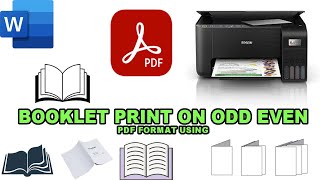 HOW TO BOOKLET PRINT IN PDF FORMAT USING URDU BOOKLET PRINT ON BOTH SIDE [upl. by Valenza480]