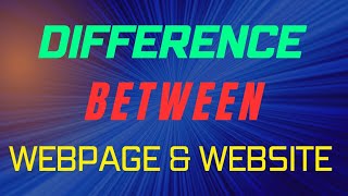 Difference between Webpage and Website [upl. by Osyth221]