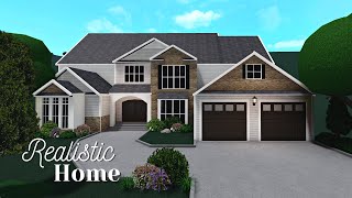 Bloxburg Realistic Home House Build Roblox [upl. by Darnell40]